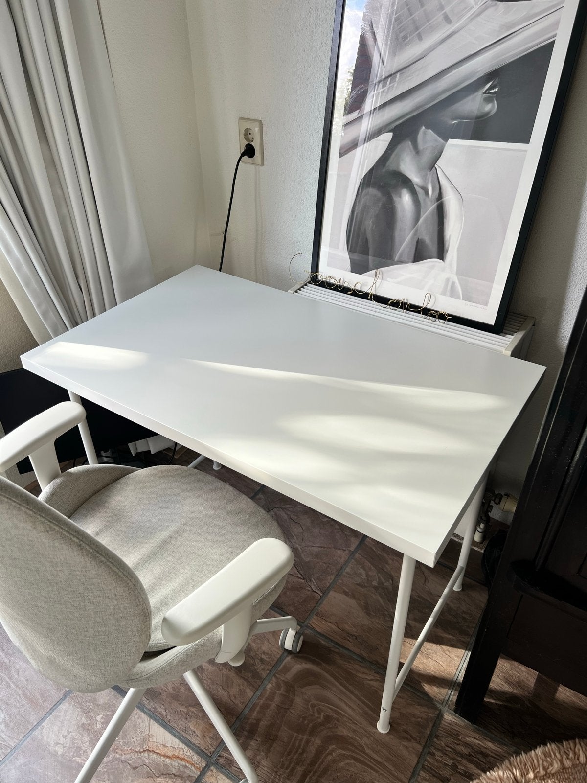 IKEA Tafel (60x100), Huis en Inrichting, Ophalen of Verzenden, Gebruikt, IKEA, Wit