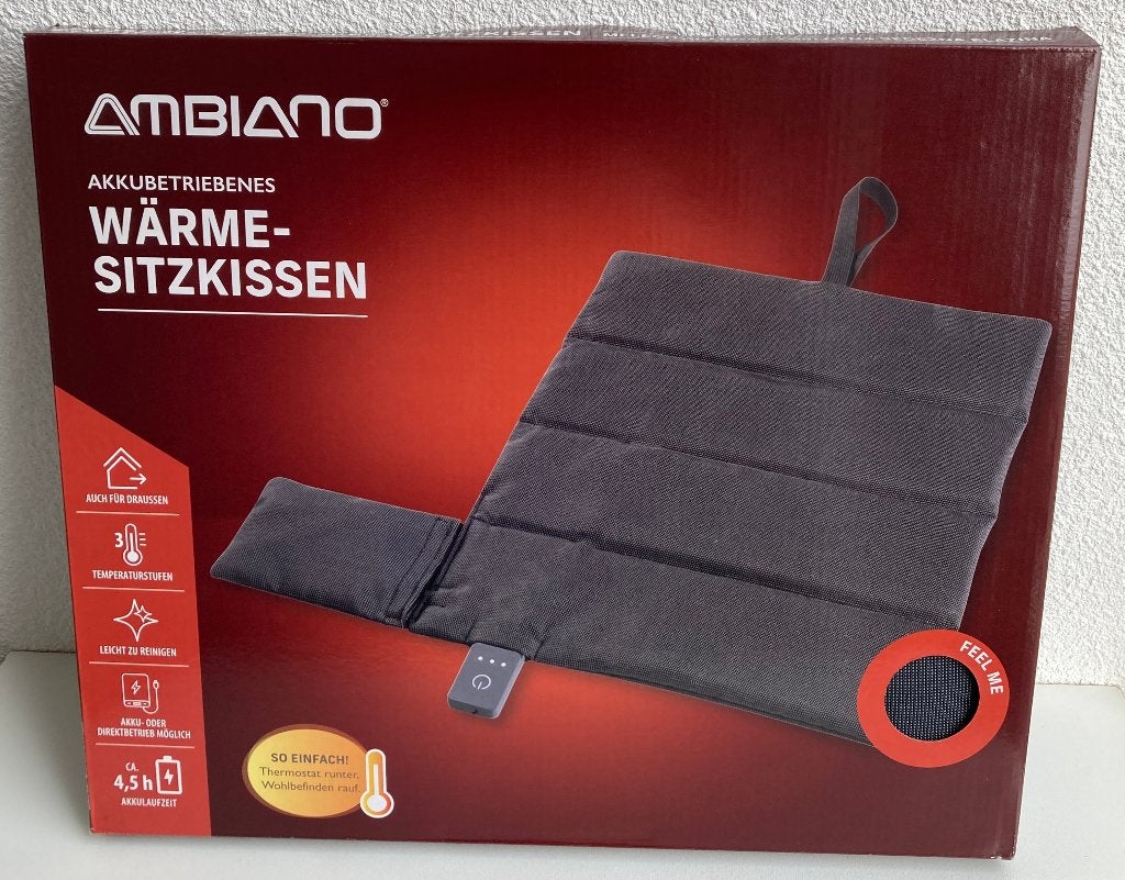 Ambiano USB-C Elektrisch warmtezitkussen|3 standen: 45-75°C, Ophalen, Overige merken, Vierkant, Nieuw