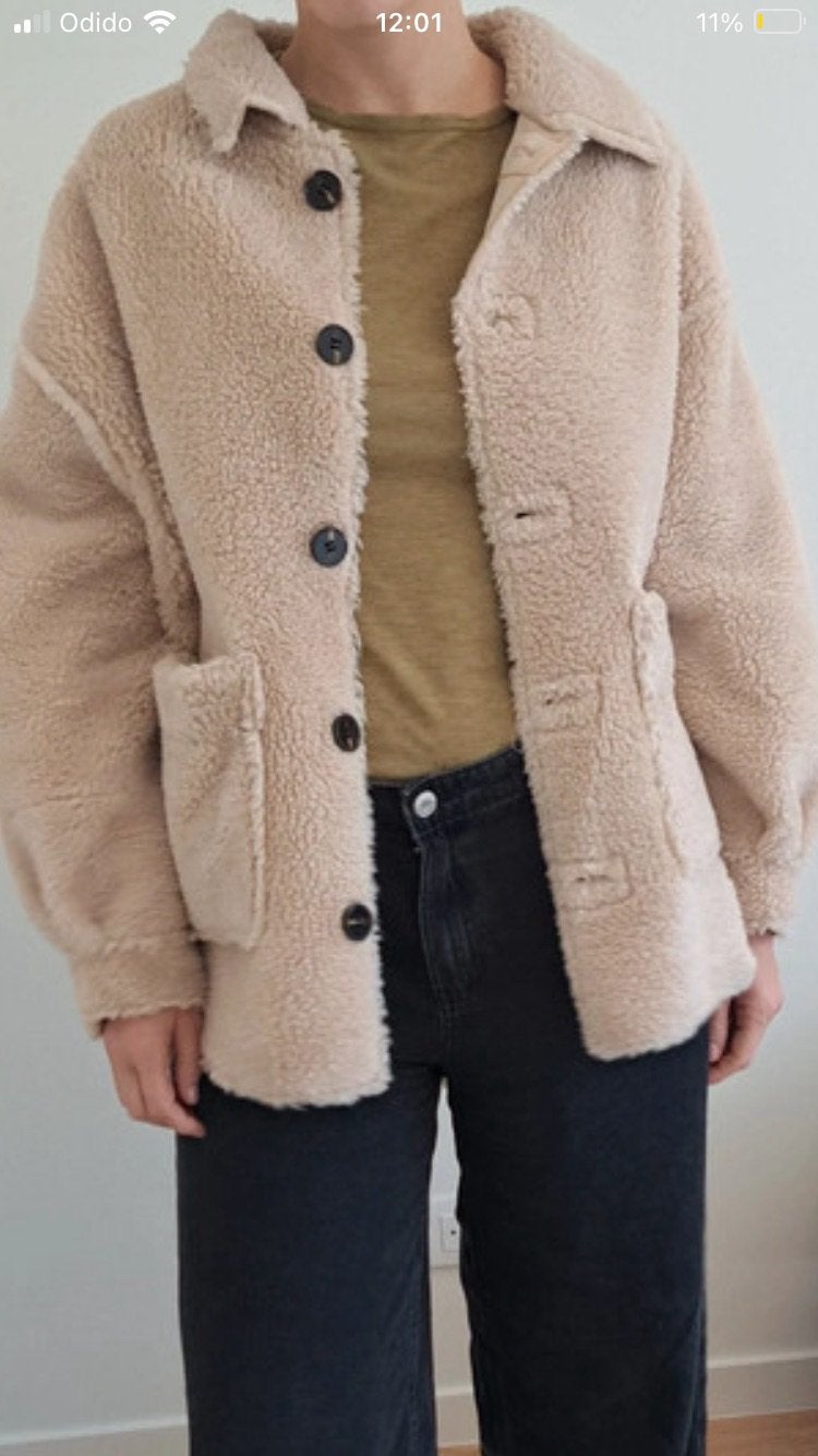 Suncoo teddy jas - nieuw T1, Kleding | Dames, Ophalen of Verzenden, Nieuw, Maat 36 (S), Beige