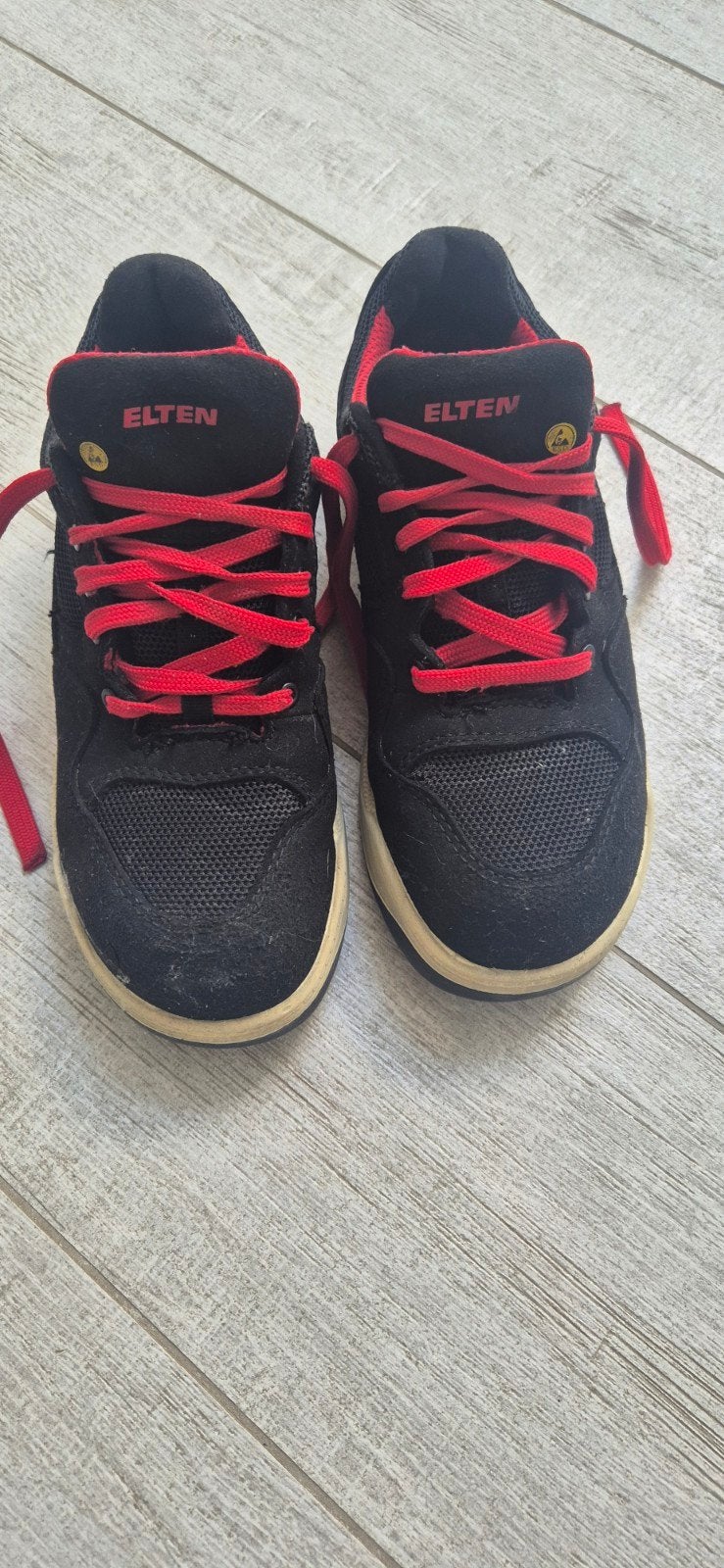 ELTEN veiligheidsschoenen zwart/rood, maat 37, Kleding | Dames, Ophalen of Verzenden, Gedragen, Zwart