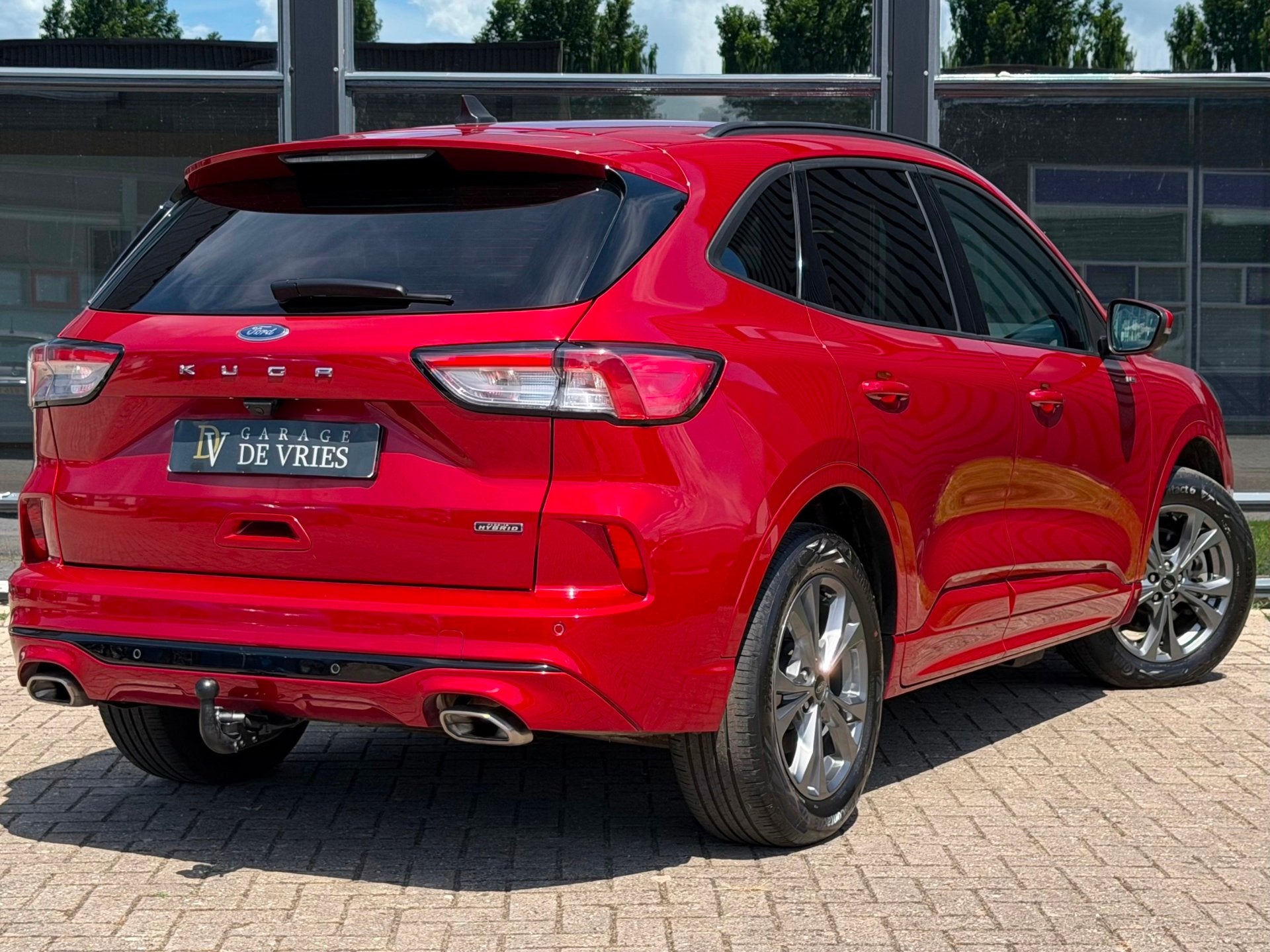 Ford Kuga 2.5 PHEV ST-Line X 225pk B&O Winter Pack Camera Ga, Auto's, Gebruikt, Zwart, 4 cilinders, Origineel Nederlands