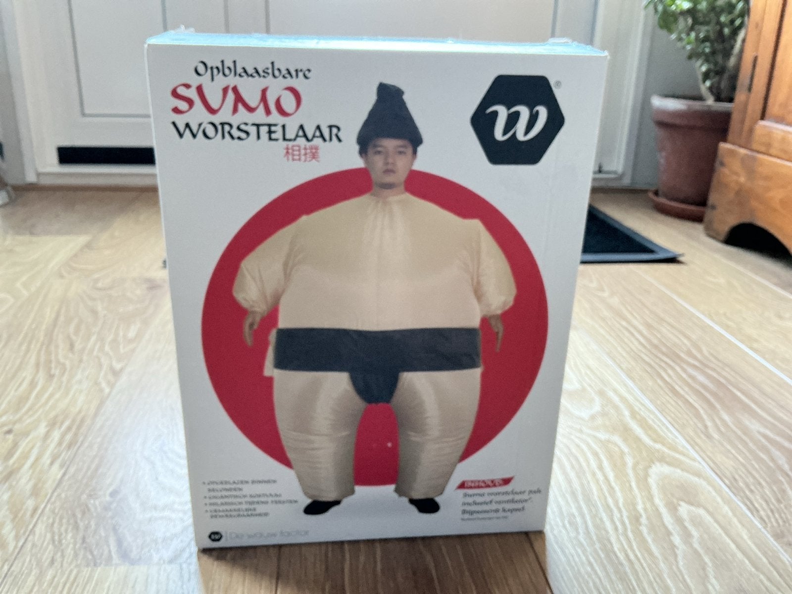 Opblaasbaar Sumoworstelaar Kostuum - Feestelijk & Hilarisch, Ophalen of Verzenden, Nieuw, Kostuum, Carnaval