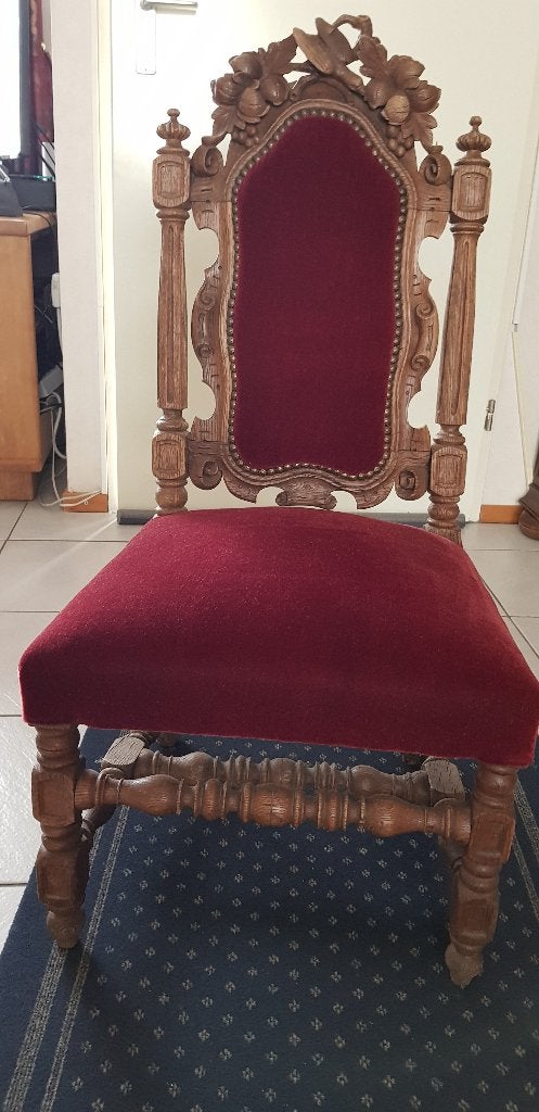 Antieke eiken Chauffeuse, Ophalen