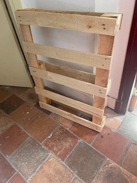 Kleine pallets, Doe-het-zelf en Verbouw, Hout en Planken, Ophalen, Zo goed als nieuw, 50 mm of meer, Pallet