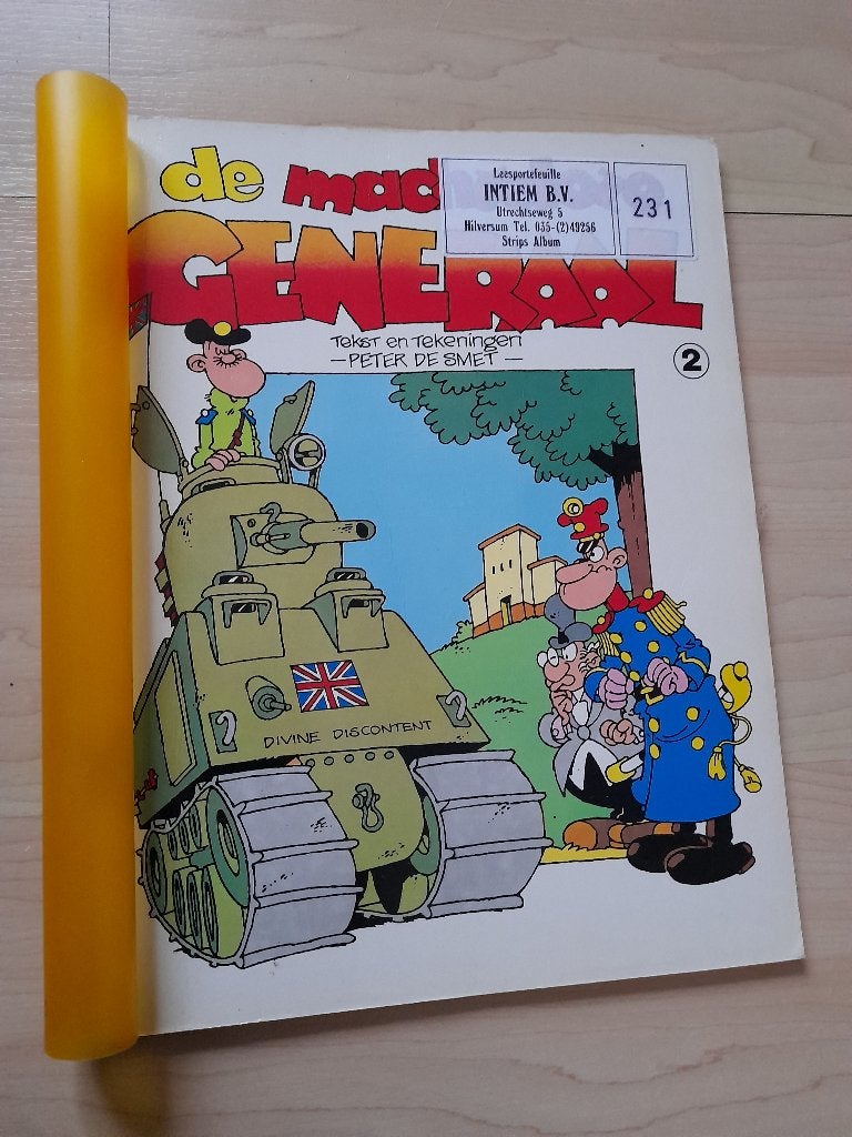 STRIPBOEK DE MACHTELOZE GENERAAL 2 Peter de Smet, Boeken, Eén stripboek, Ophalen of Verzenden, Gelezen