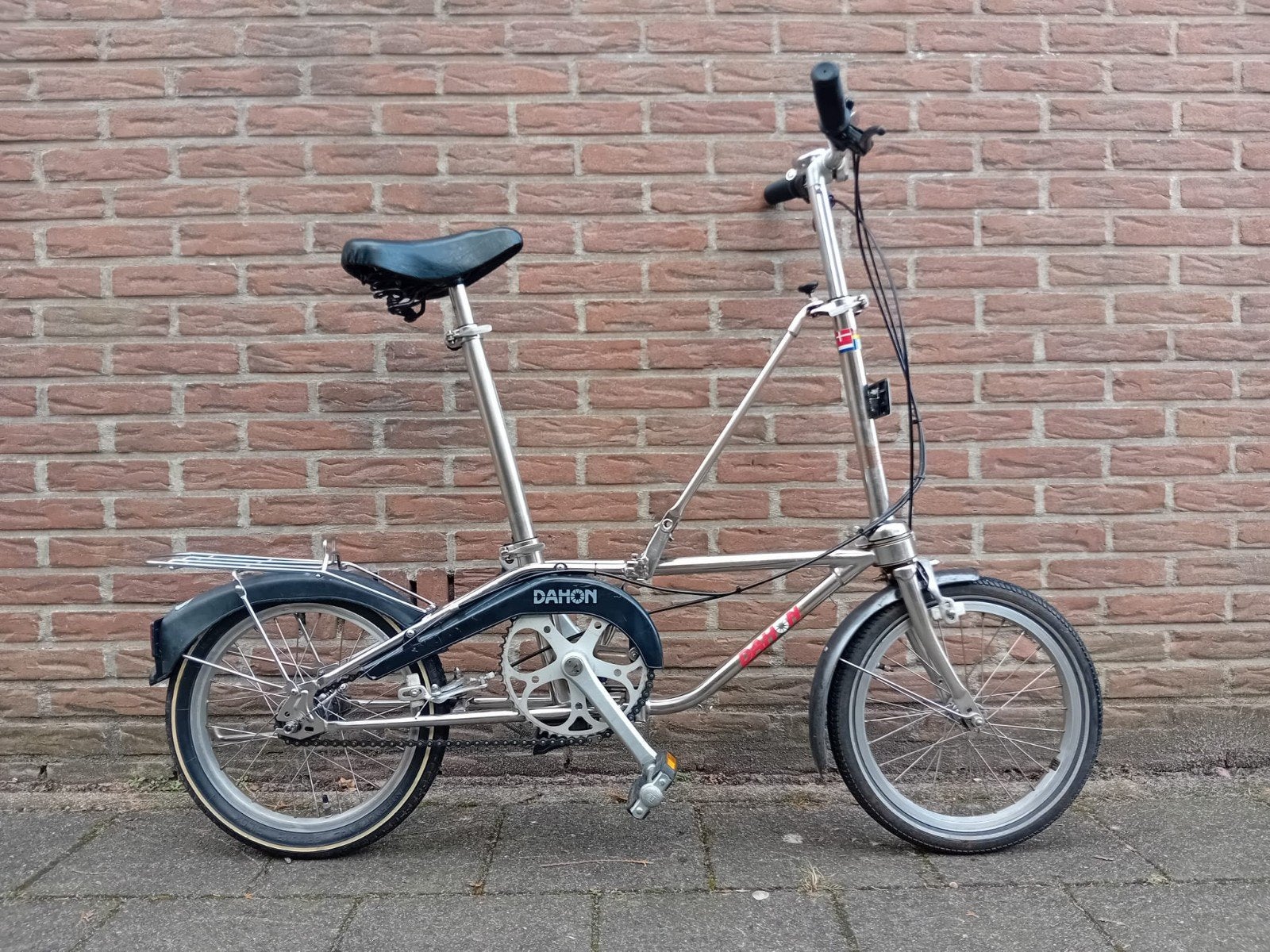 Prachtige Originele Dahon Classic III RVS vouwfiets, Ophalen, 20 inch of meer, Versnellingen, Zo goed als nieuw
