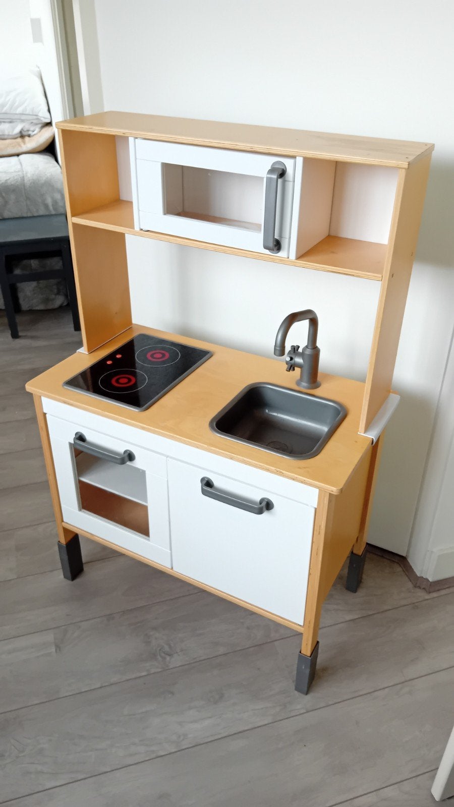 speelgoedkeuken IKEA, Ophalen