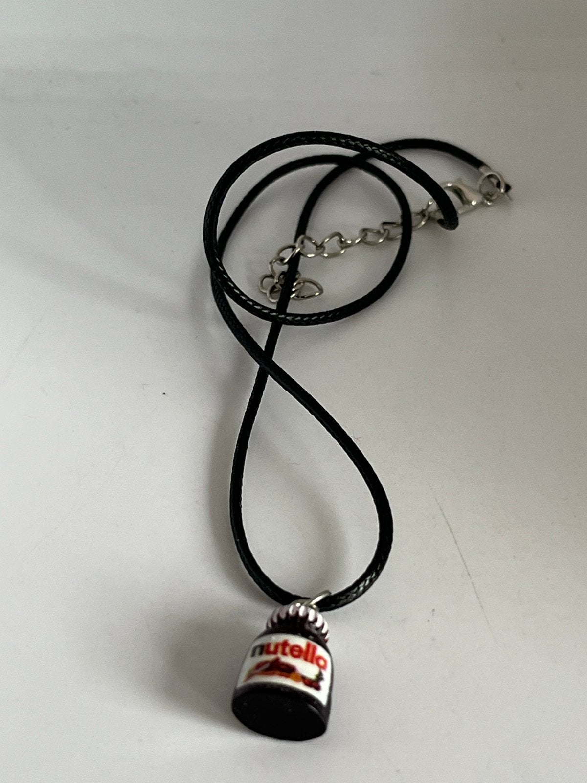 Nutella ketting - Nieuw, Met hanger, Kunststof, Verzenden, Zwart