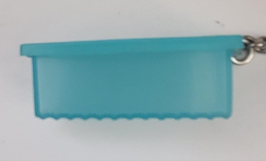 Sleutelhanger Tupperware - Blauw, Verzamelen, Ophalen of Verzenden, Gebruikt, Merk