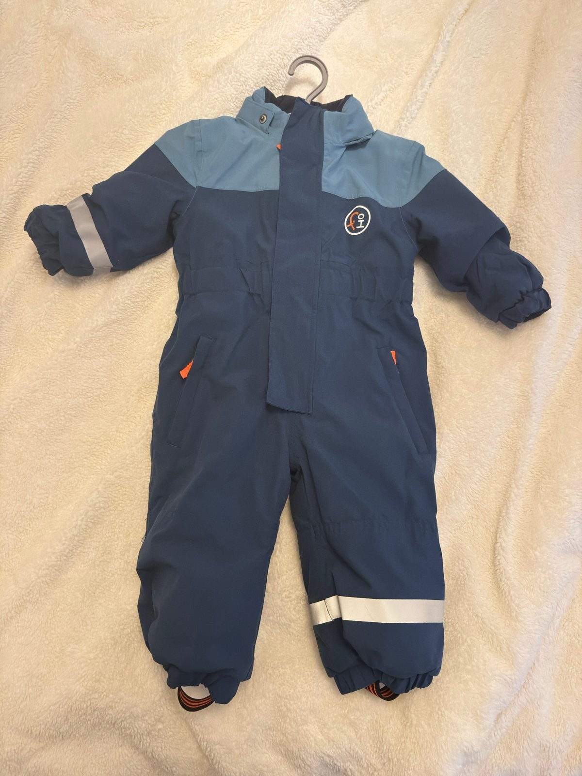 Warme winteroverall voor baby's - Blauw, Ophalen of Verzenden, Zo goed als nieuw, Jongetje of Meisje