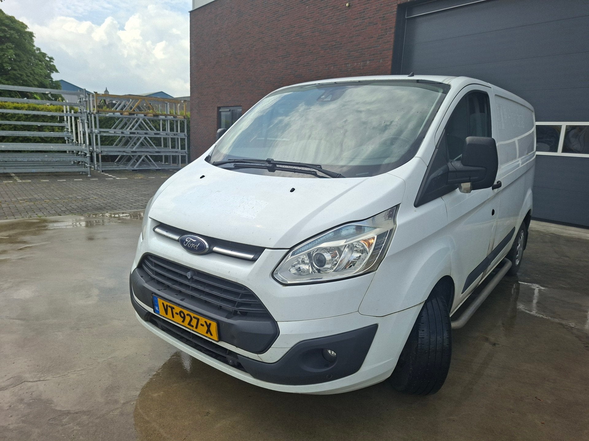Ford Transit Custom 270 2.2 TDCI L1H1 Trend 3 persoons Airco, Auto's, Voorwielaandrijving, Euro 5, Gebruikt, Zwart