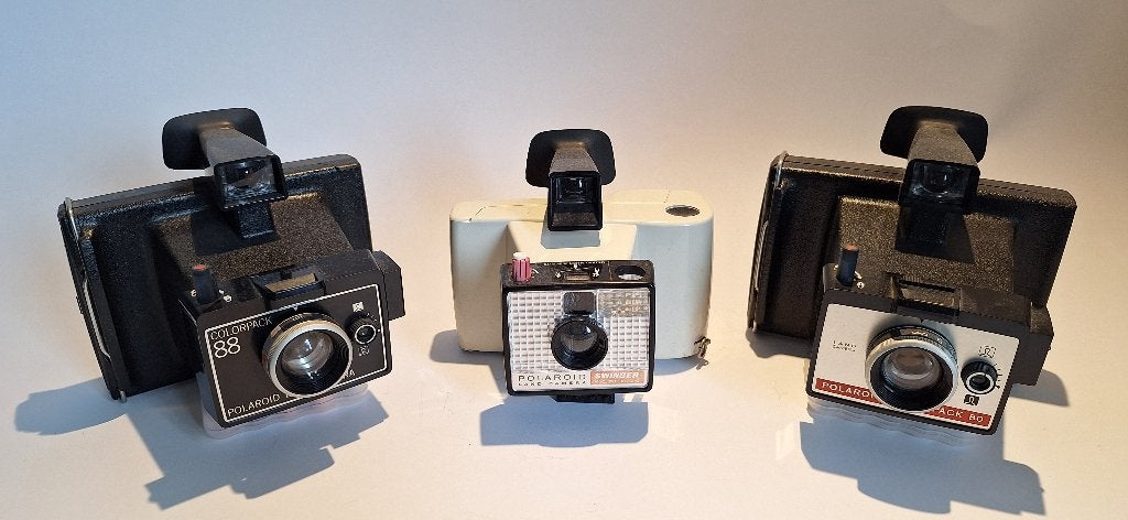Drie gave Polaroid camera's, Ophalen of Verzenden, Gebruikt, Polaroid, Polaroid