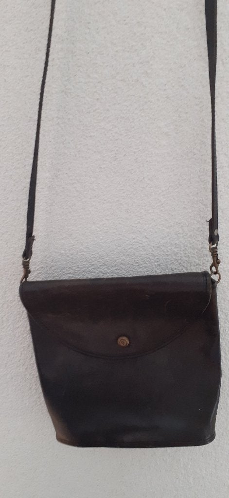 kleine zwarte schouder tas  van CF, Ophalen of Verzenden, Gebruikt, Zwart, Schoudertasje