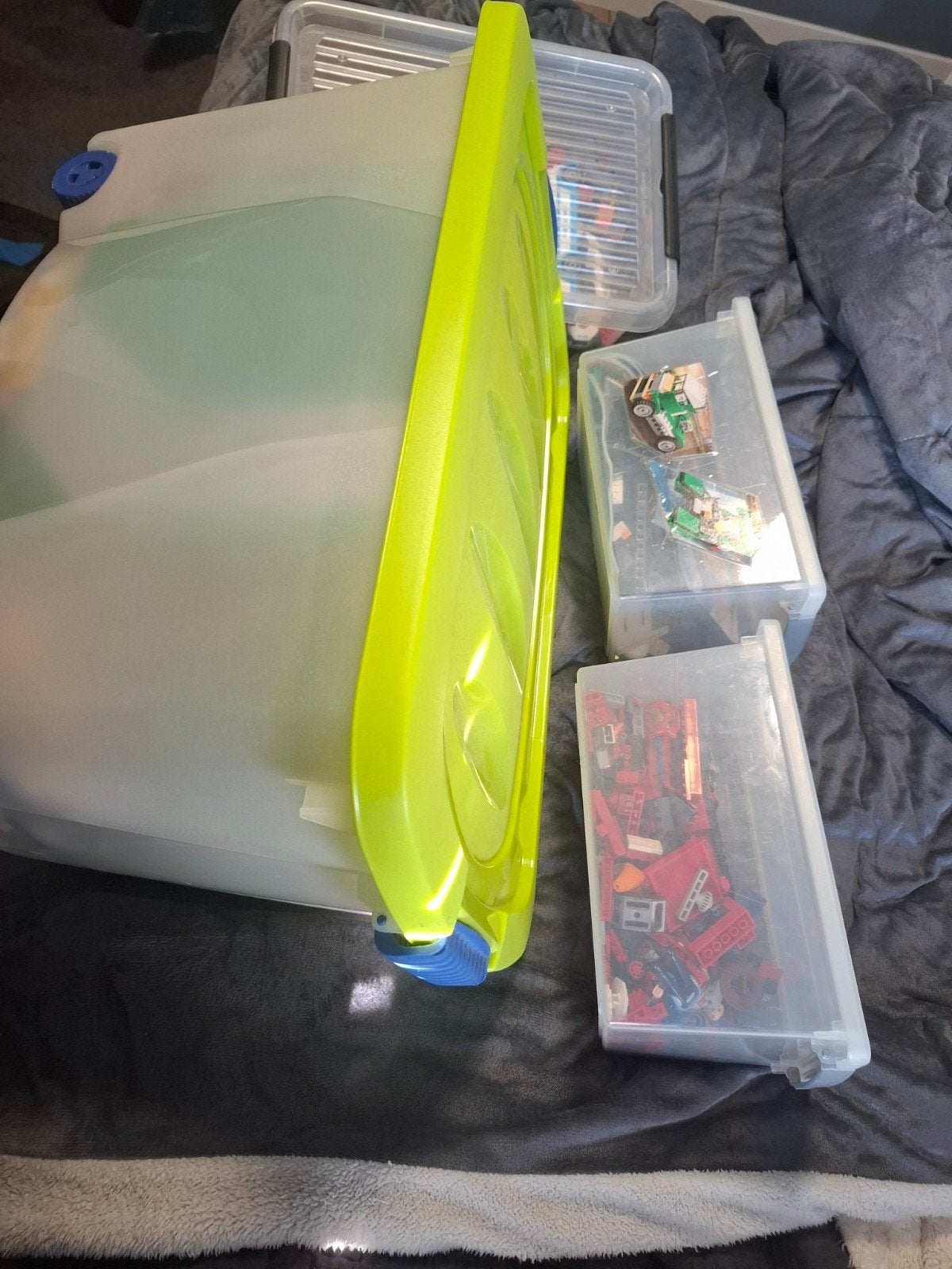 4 bakken lego, Ophalen of Verzenden, Gebruikt, Losse stenen, Lego