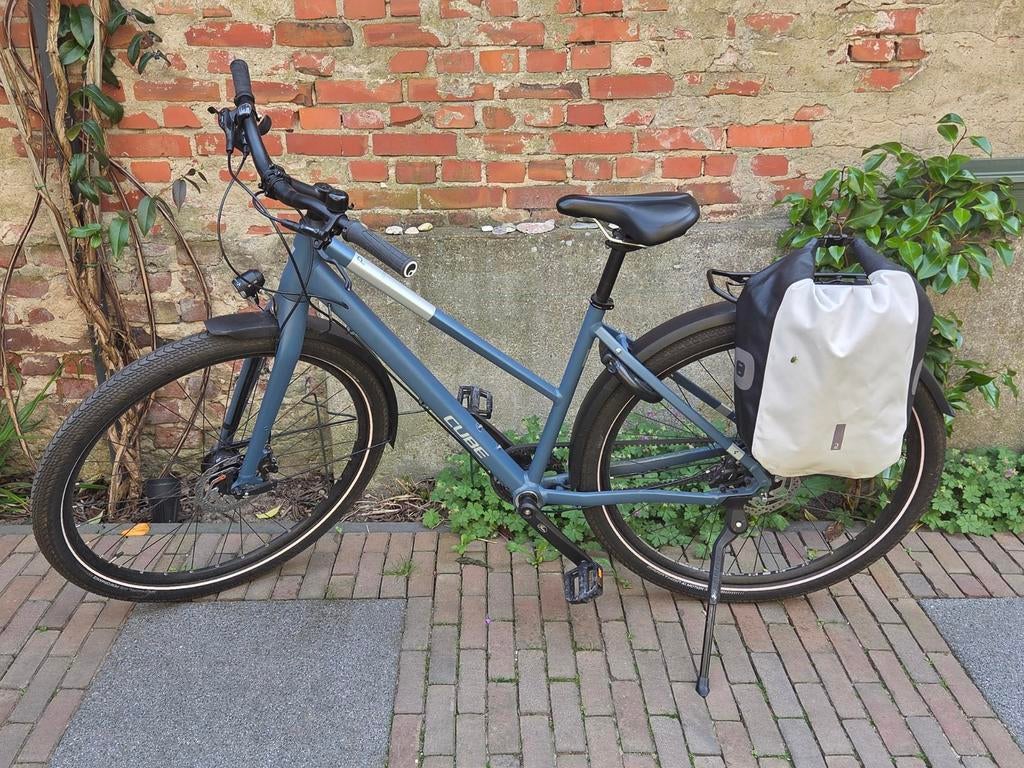 Cube Travel Pro Denim/Silver 2024 - Framemaat 50, Versnellingen, Zo goed als nieuw, 50 tot 53 cm, Schijfrem
