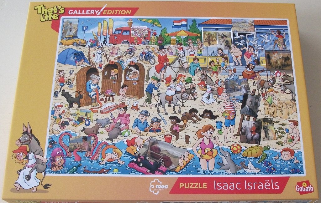 Puzzel *** ISAAC ISRAËLS *** 1000 stukjes Gallery Edition, Ophalen of Verzenden, 500 t/m 1500 stukjes, Zo goed als nieuw, Legpuzzel