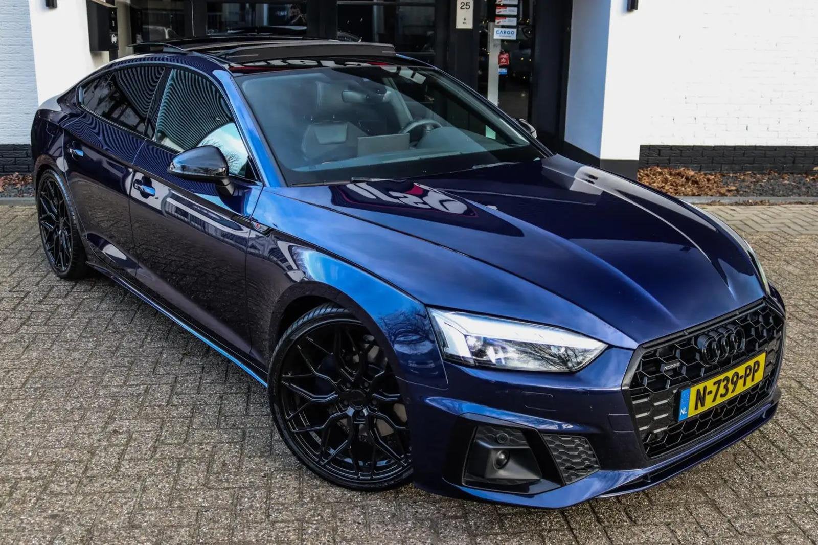 Audi A5 45 Tfsi 245pk Quattro 3xS 2020 125000km (€32.900) :), Auto's, 4 cilinders, 1984 cc, Blauw, Vierwielaandrijving