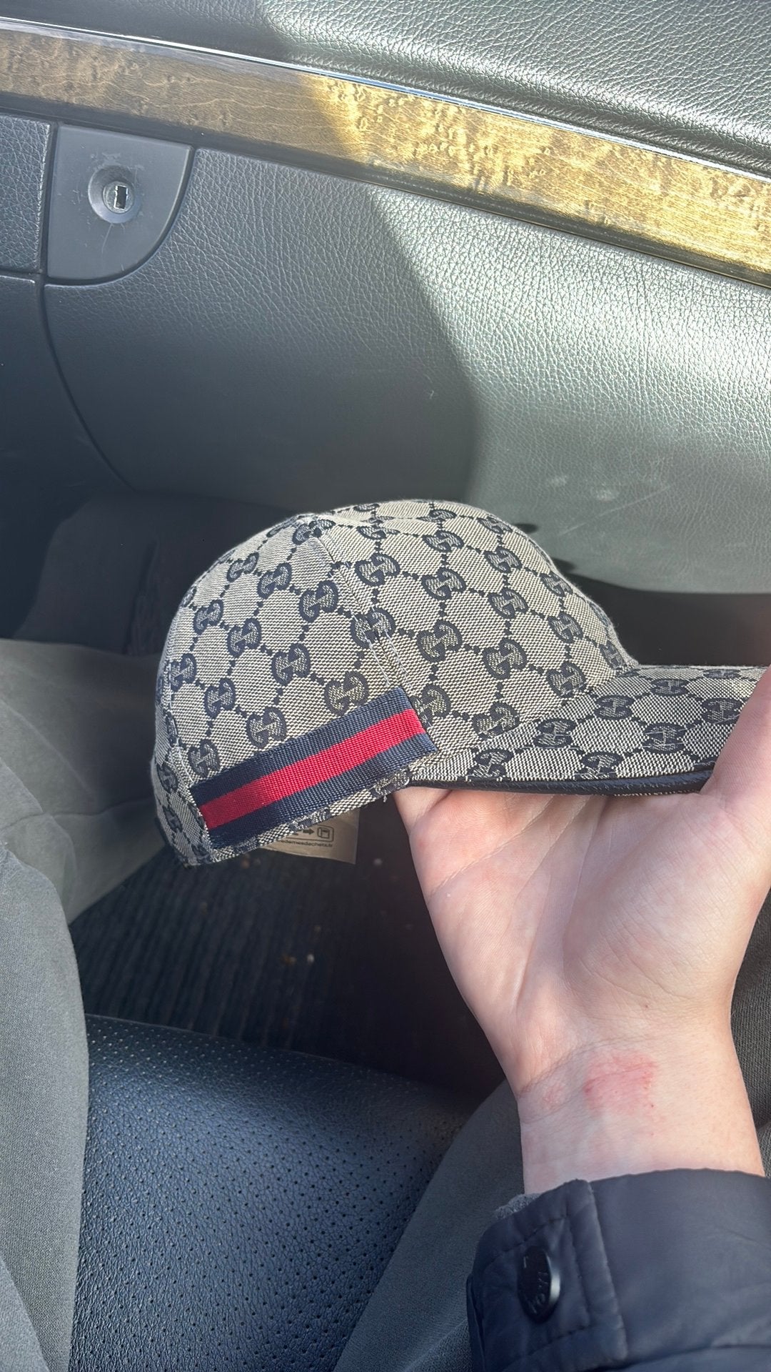 Gucci cap canvas blauw maat m, Kleding | Heren, Ophalen of Verzenden, Zo goed als nieuw