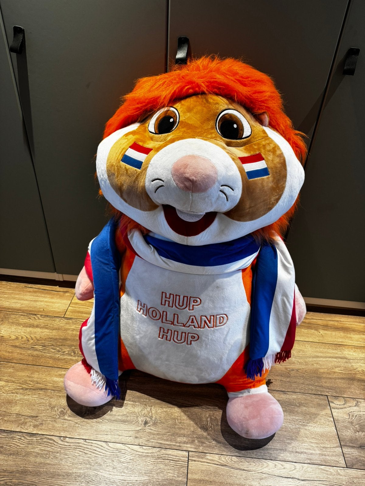 XXL WK Hamster Albert Heijn oranje leeuw / voetbal AH, Ophalen, Gebruikt, Overige binnenlandse clubs