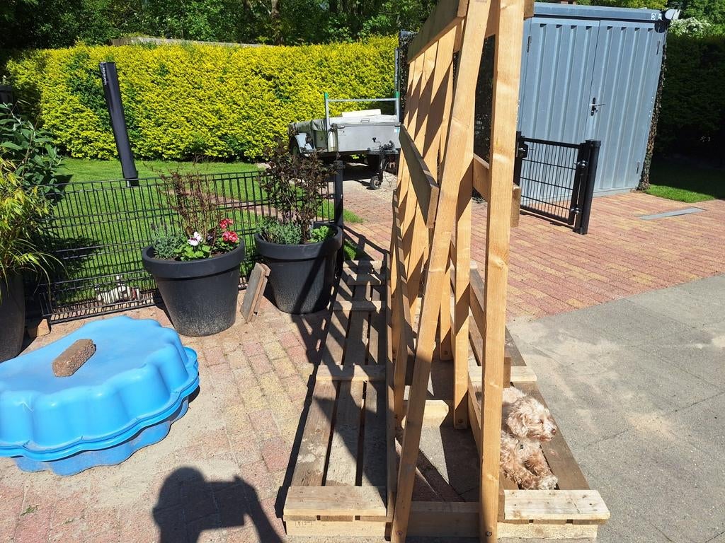 Kozijn bok, vervoer van kozijnen, Ophalen of Verzenden, 50 mm of meer, Pallet, Minder dan 200 cm