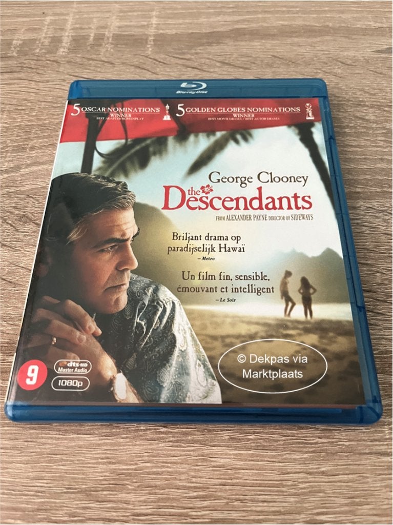 Blu-ray The Descendants - George Clooney, Gebruikt, Nederlands, Film, Ophalen of Verzenden