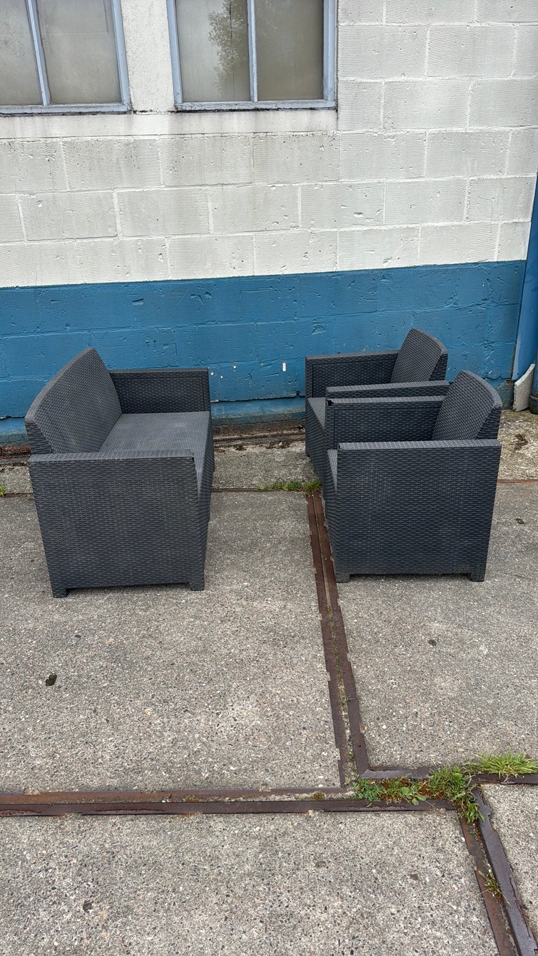 Tuinset, Kunststof, Minder dan 30 cm, Rond, Ophalen of Verzenden