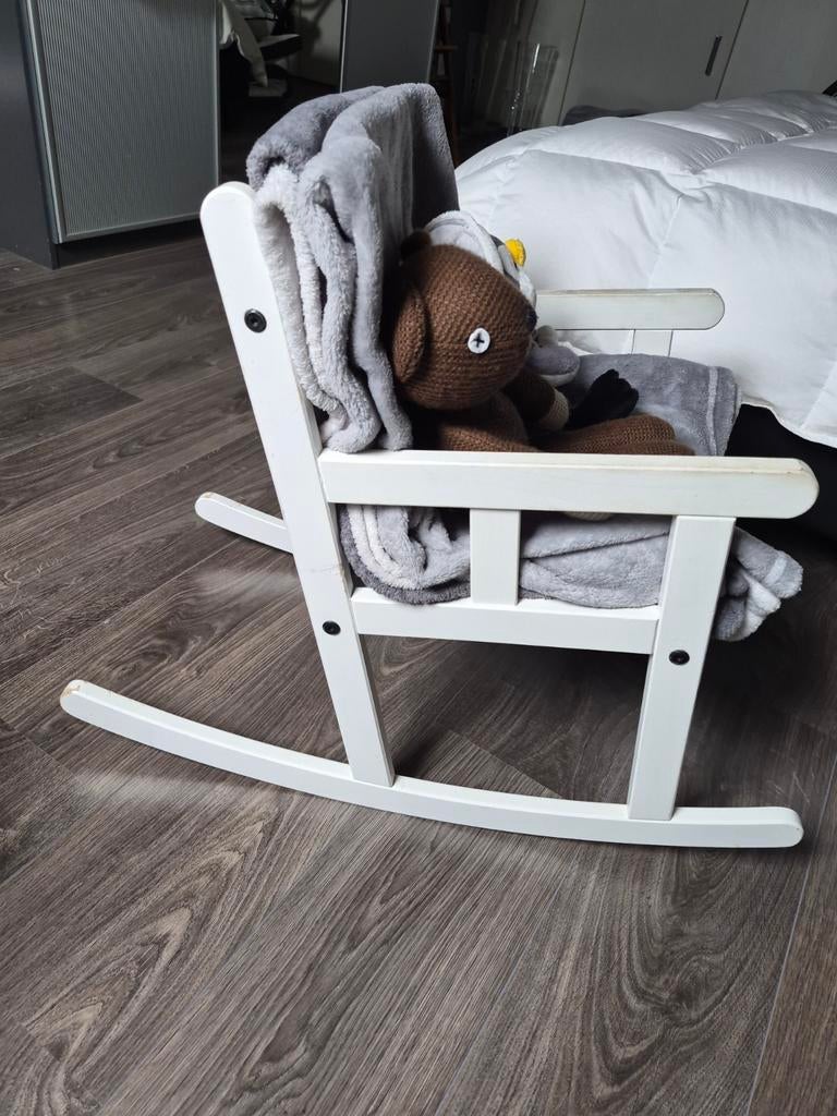 Schattige witte kinder schommelstoel, Ophalen, Gebruikt, Overige typen