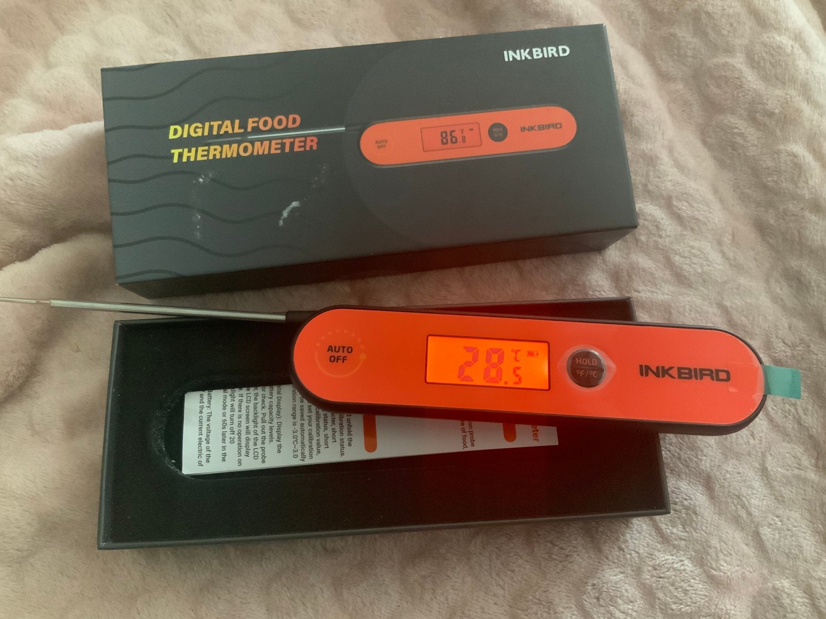 INKBIRD IHT-1P Digitale Kernthermometer – Nieuwstaat, Ophalen of Verzenden, Zo goed als nieuw