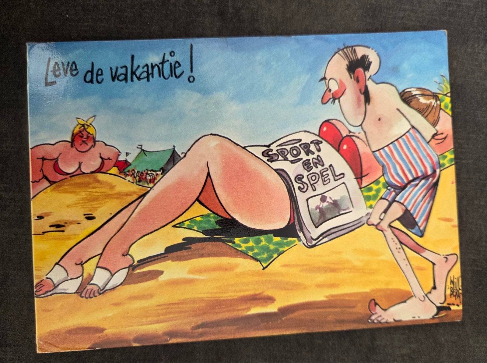 Leve de Vakantie! - Sexy vrouw op het strand, Verzenden, 1960 tot 1980, Gelopen, Overige thema's