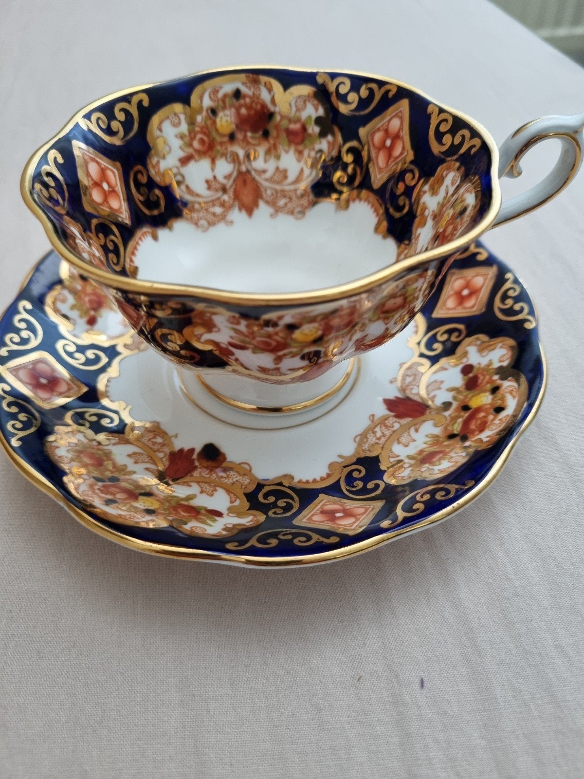 Royal Albert Heirloom Kop en Schotel - Vintage Porselein, Ophalen of Verzenden