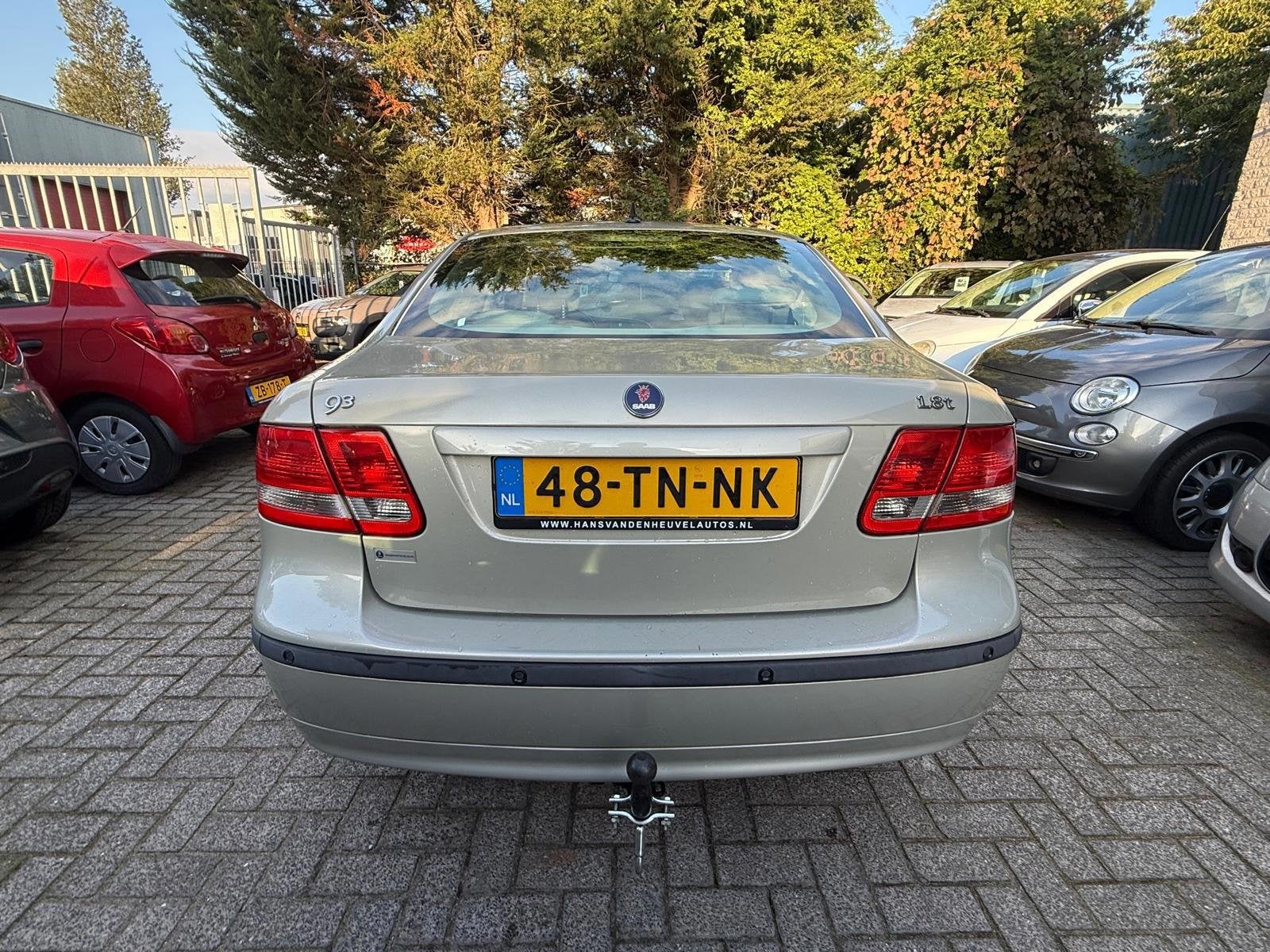 Saab 9-3 Sport Sedan 1.8t Business Trekhaak, Clima, APK 10/2, Auto's, Gebruikt, 4 cilinders, 150 pk, Leder en Stof