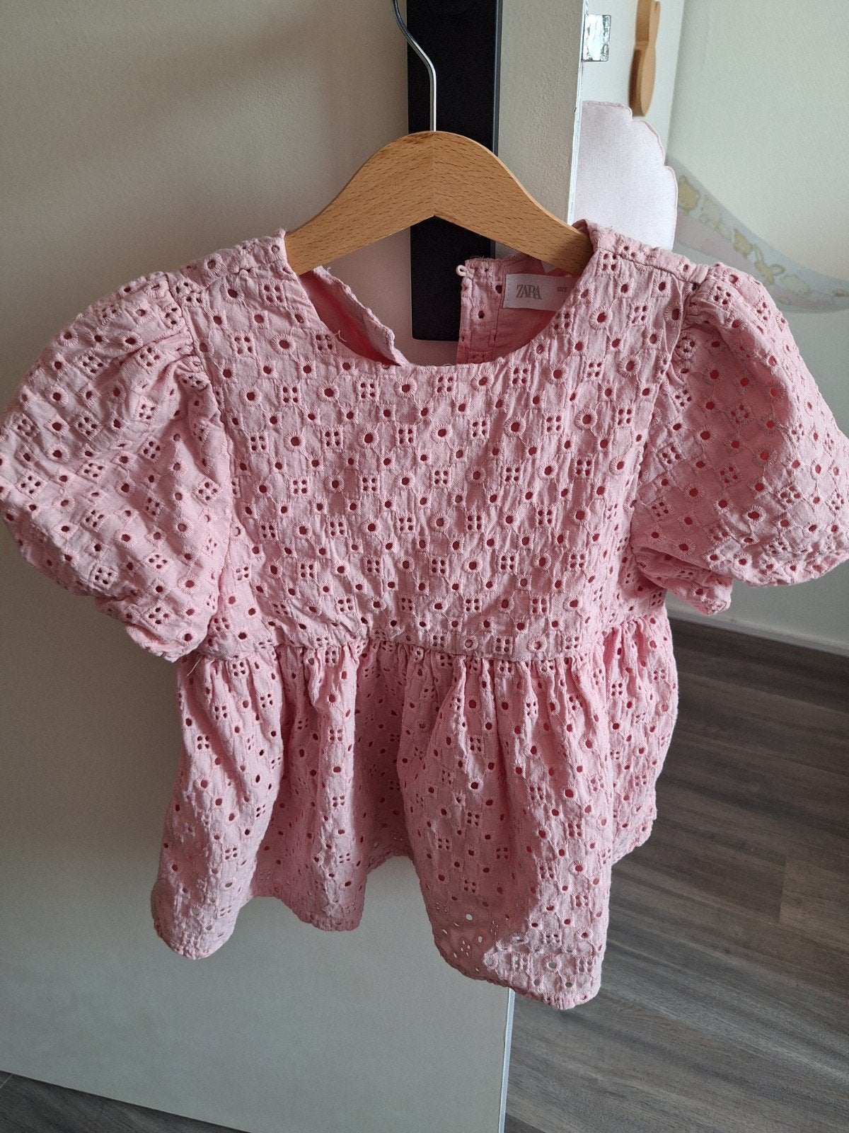 Zara top maat 110 meisje roze broderie, Meisje, Ophalen of Verzenden, Zo goed als nieuw, Zara