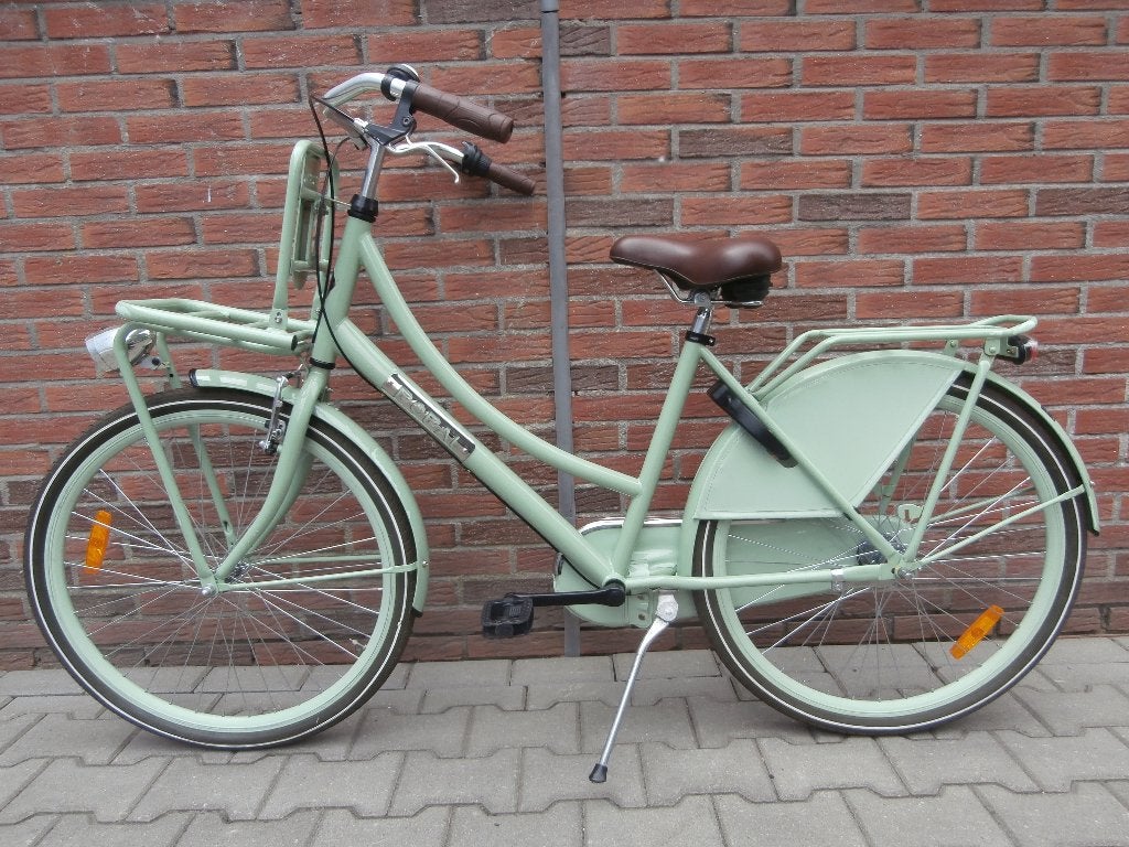 Mooie Popal Dutch meisjesfiets 26 inch met 3 versnellingen, Terugtraprem, Gebruikt, Versnellingen, Popal