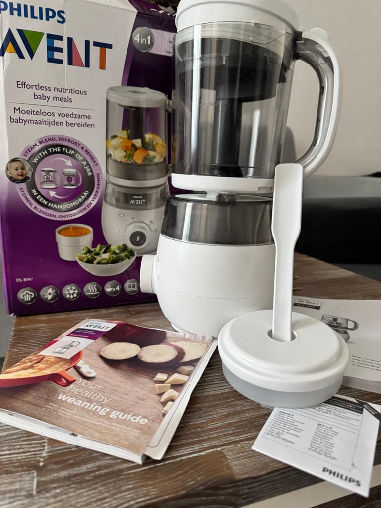 Philips Avent 4-in-1 Baby Food Maker SCF883 compleet in doos, Ophalen, Zo goed als nieuw, Overige typen