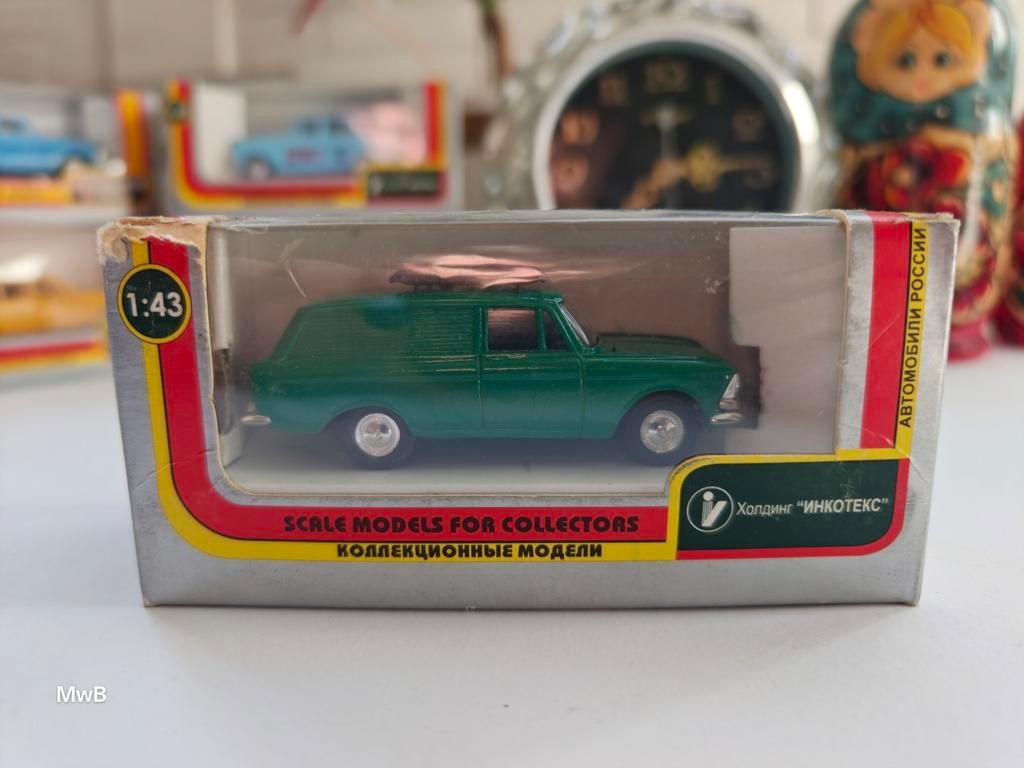 Agat Moskvich 434 ex-USSR 1:43, Ophalen of Verzenden, Zo goed als nieuw, Auto, Overige merken