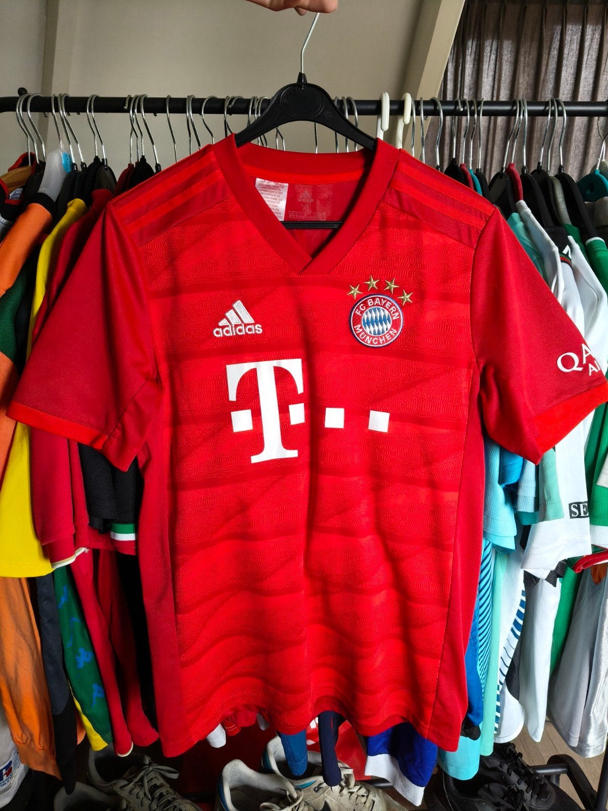 (XL Kids/158-170cm) Adidas Bayern München 2019 Thuis Shirt, Maat XS of kleiner, Ophalen of Verzenden, Gebruikt, Shirt