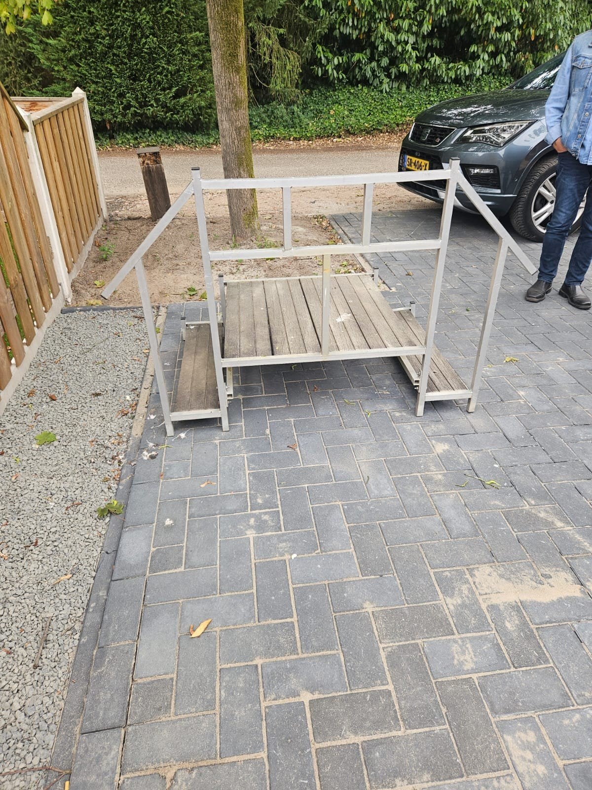 Trapje chalet, Tuin en Terras, Terrasdelen en Vlonders, Ophalen of Verzenden, Overige materialen