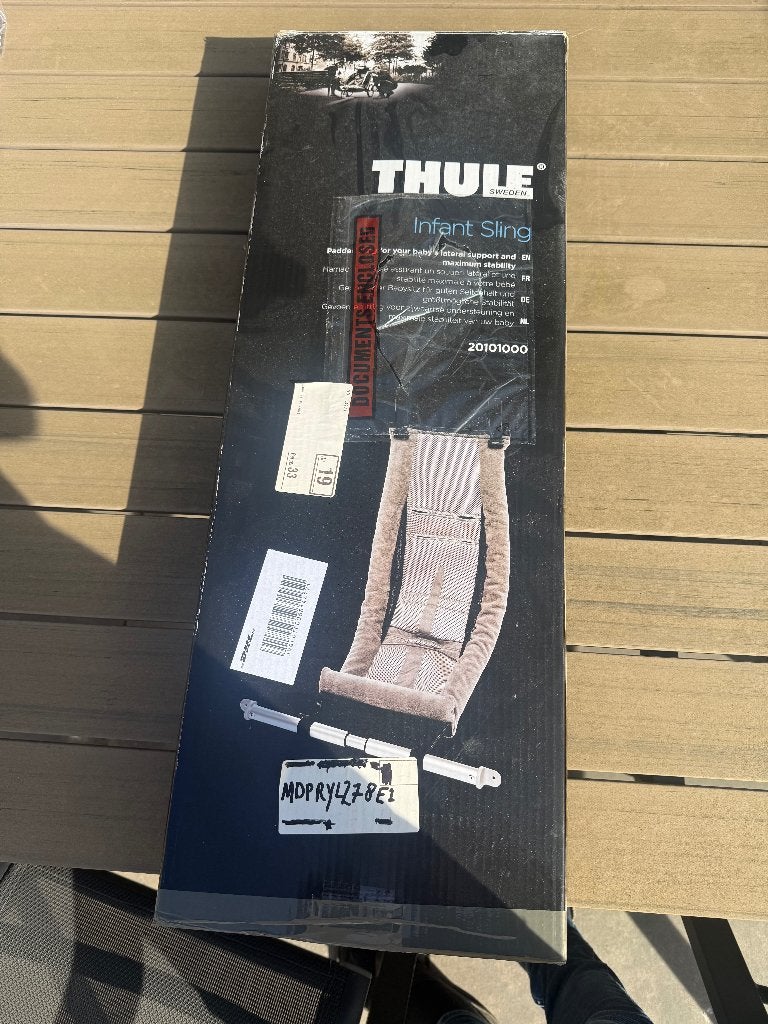 thule infant sling hangmat voor fietskar, Minder dan 20 kg, Ophalen of Verzenden, Zo goed als nieuw, Thule