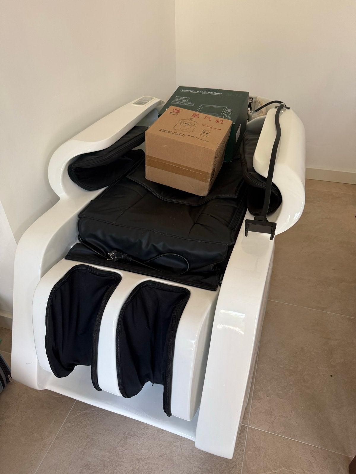 Luxe Massagestoel met Geïntegreerde Haarwasbak, Ophalen