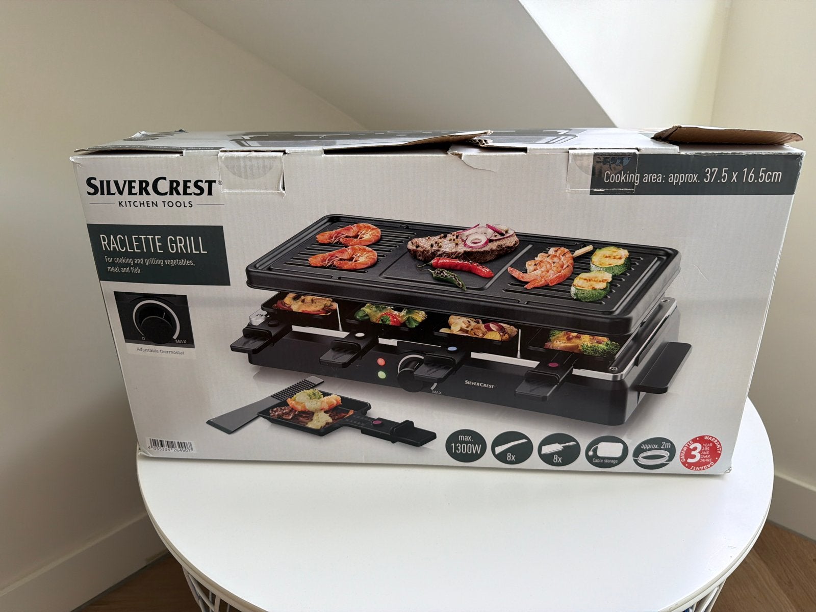 Silvercrest Raclette Grill - Nieuw in doos, Ophalen of Verzenden, Nieuw, Tafelgrill