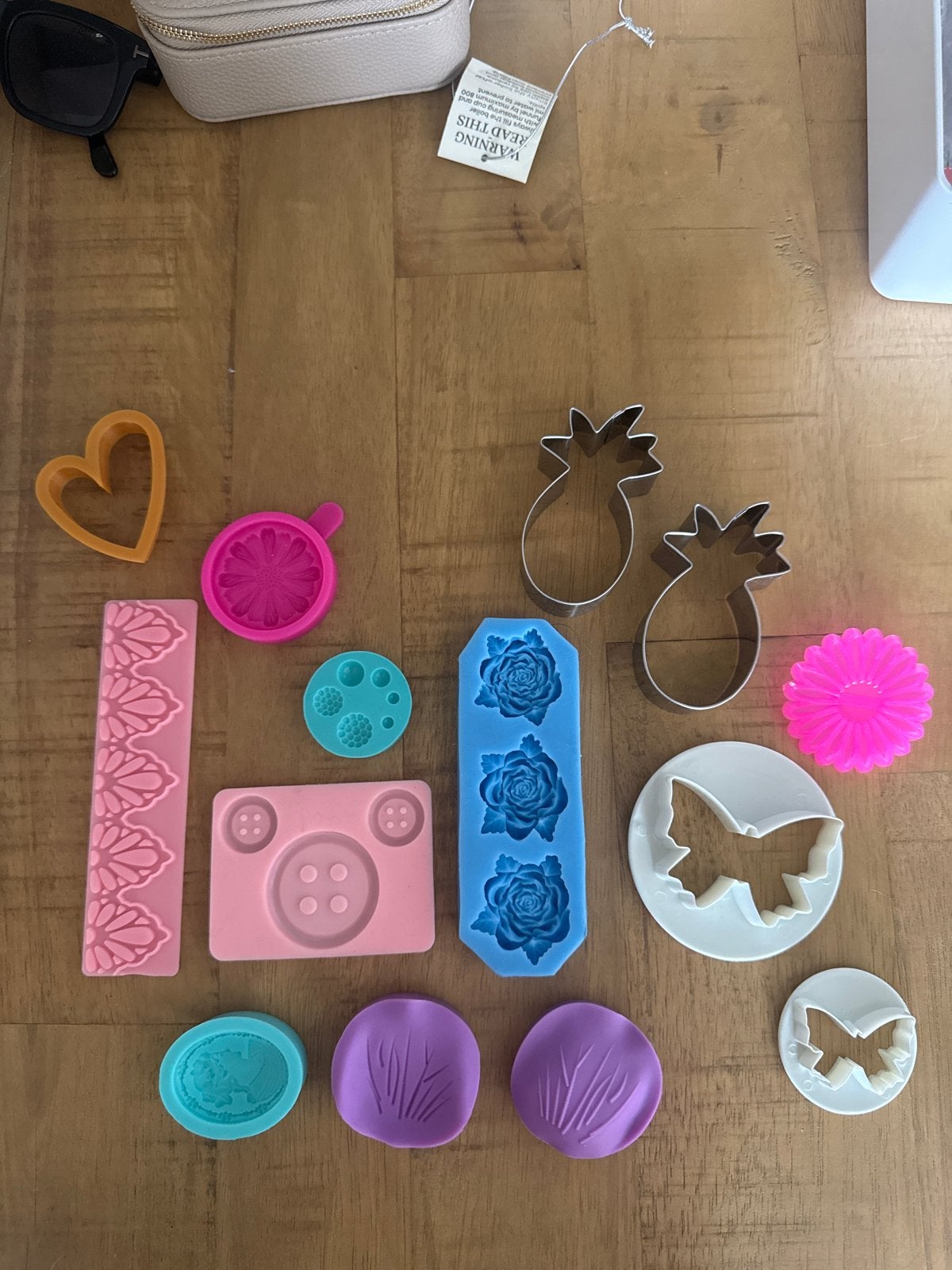 Bakvormen en uitstekers set voor taarten en cupcakes, Ophalen of Verzenden, Gebruikt, Taarten of Cupcakes, Versiering