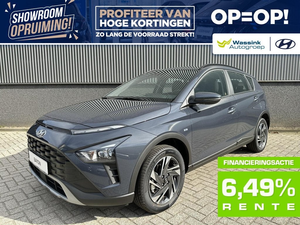 Hyundai Bayon 1.0 T-GDI 48V 100PK Aut Premium, Auto's, Hyundai, Euro 6, Origineel Nederlands, 19 km/l, 99 pk