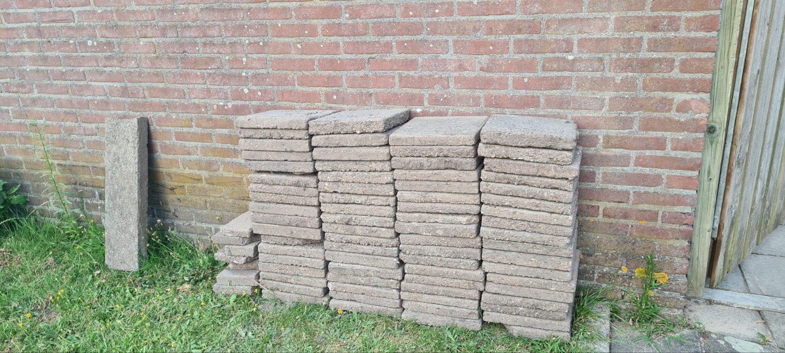 gratis tegels 30x30 cm, Tuin en Terras, Gebruikt, Beton, Terrastegels, 5 tot 10 m²