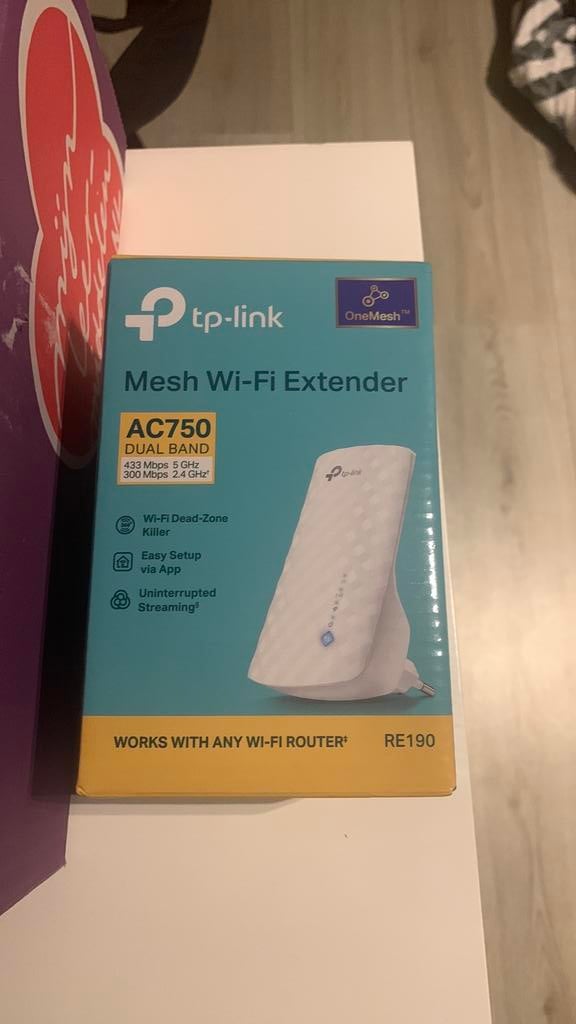 Tp-link mesh wifi extender Ac750, Computers en Software, Netwerk switches, Ophalen of Verzenden, Zo goed als nieuw