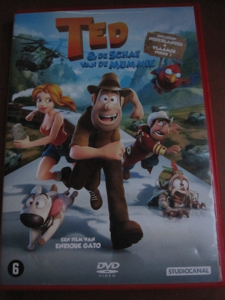 Ted & de schat van de mummie (2012), Tekenfilm, Amerikaans, Ophalen of Verzenden, Zo goed als nieuw