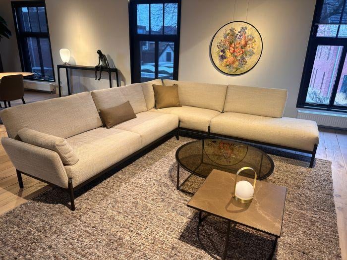 hoekbank ENNA merk leolux - showroommodel, Huis en Inrichting, Banken | Bankstellen, Ophalen, 250 tot 300 cm, Hoekbank, Nieuw