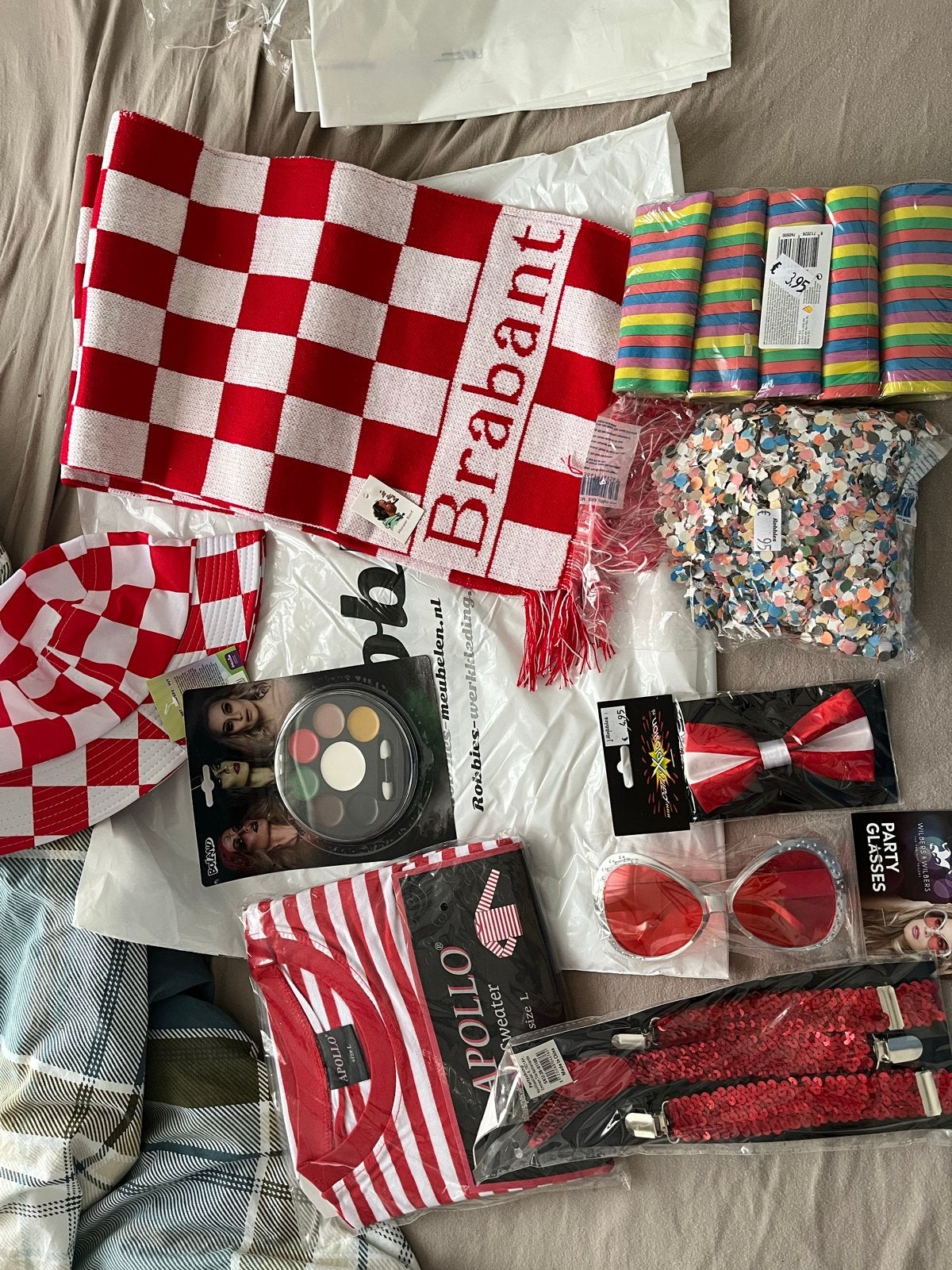 Carnaval/Feestartikelen pakket - Brabant thema, Ophalen, Nieuw, Feestartikel, Carnaval