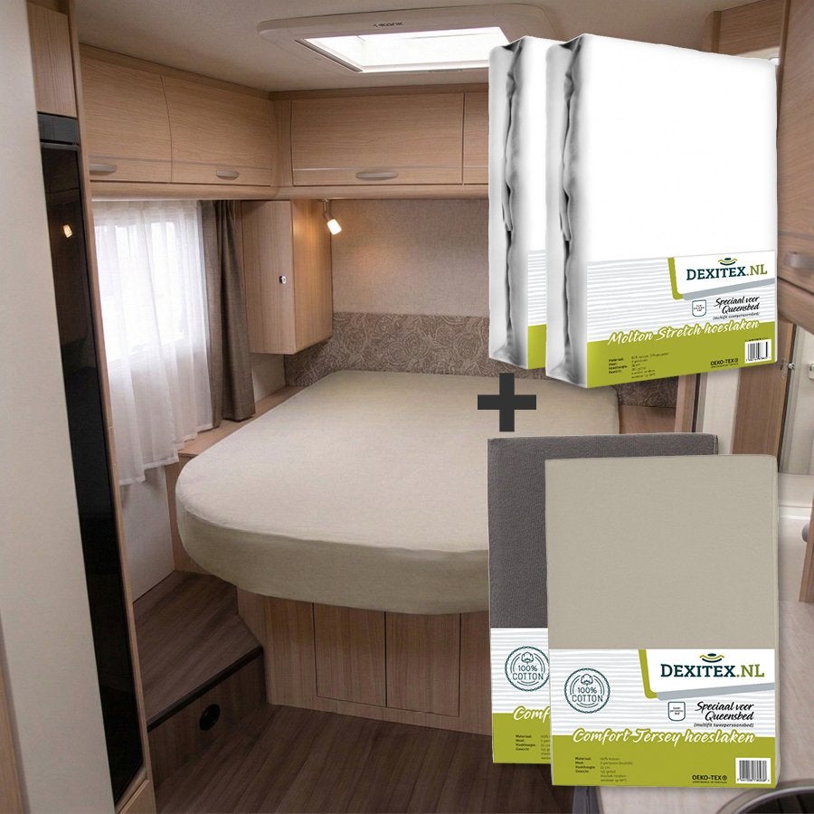 Textielpakket Queensbed/Eilandbed - 2 moltons en 2 jersey, Dexitex.nl, Verzenden, Buurserstraat 15 A, 7481 EG,Haaksbergen, Info@dexitex.nl