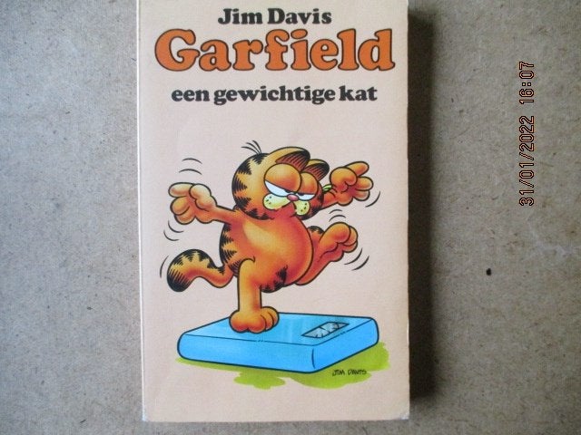 adv5558 garfield pocket 1e serie 6, Eén stripboek, Ophalen, Gelezen