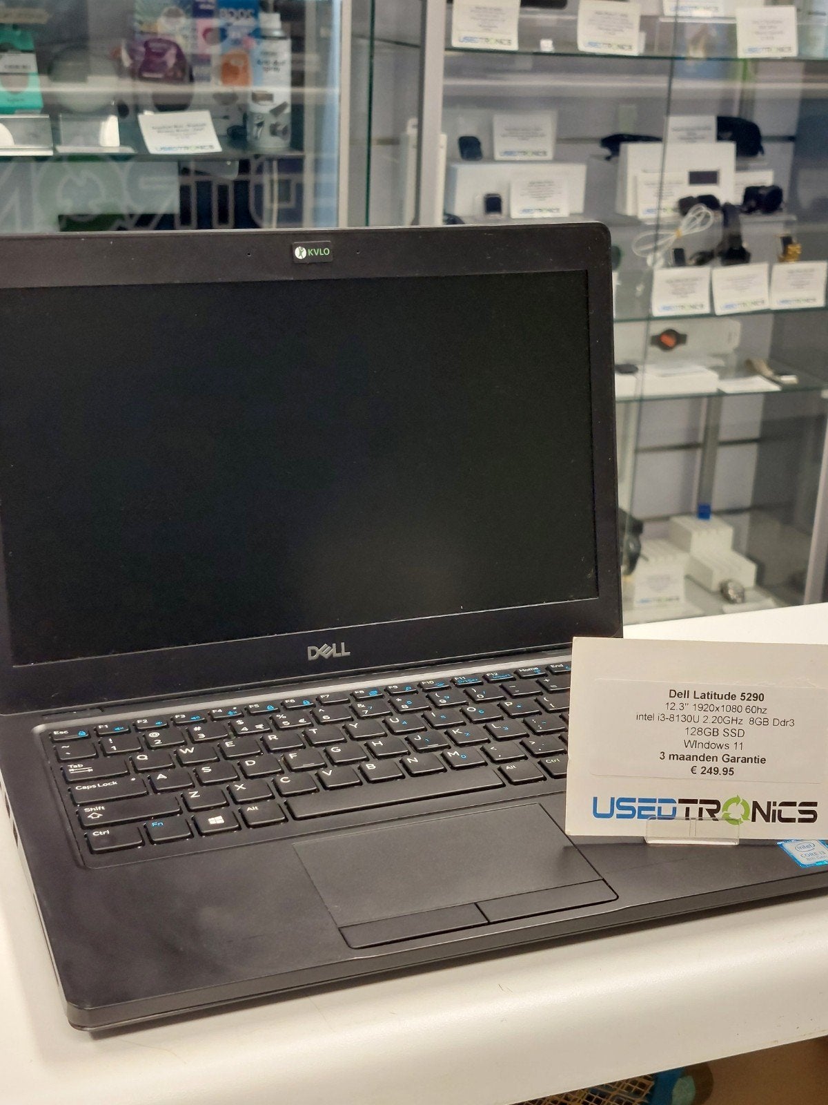 Dell Latitude 5290 - i3-8130U, 8GB RAM, 128GB SSD, Gebruikt, 2 tot 3 Ghz, Qwerty, 8 GB